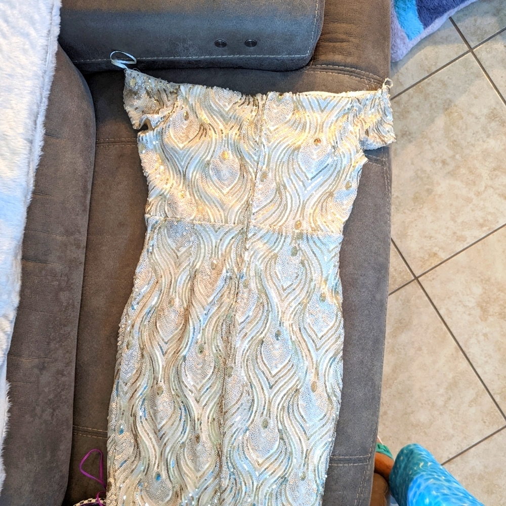 XTAREN | Gold Sequin Dress ~ Party, New Year's 🎆, Holiday🎄, Wedding 💍 - Picture 4 of 7